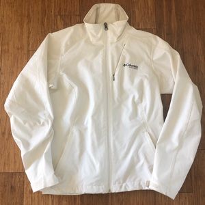 Columbia titanium jacket in white
